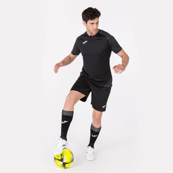 Футболка Joma ESSENTIAL II 101508.110 чорно-сіра