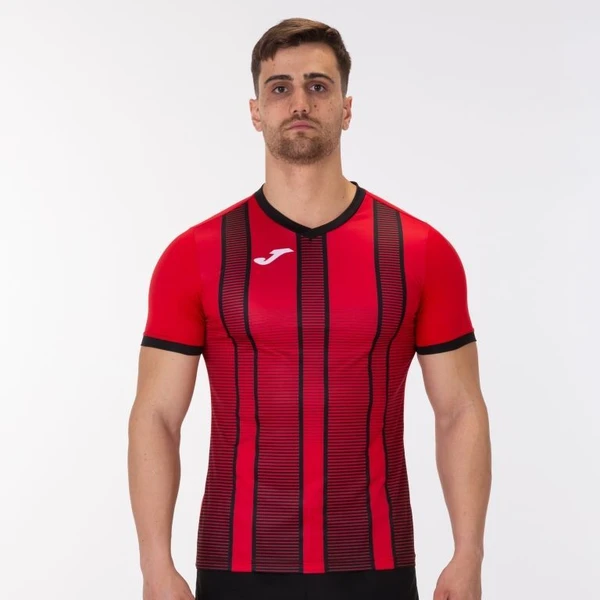 Футболка Joma TIGER II 101464.601 красно-черная