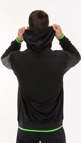 Спортивный костюм с капюшоном Joma SUPERNOVA 101285.117_101286.117 черно-зеленый
