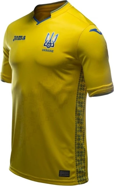 Футболка основная сборной Украины Joma FFU101011.18 желтая
