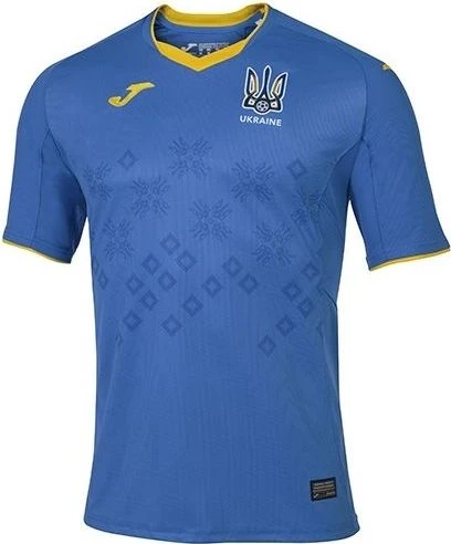 Футболка сборной Украины 2020 Лига Наций Joma синяя FFU101012.20