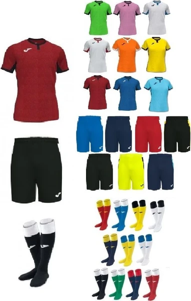 Комплекти футбольної форми Joma TOLETUM II (MAXI) 10 шт. з нанесенням номерів