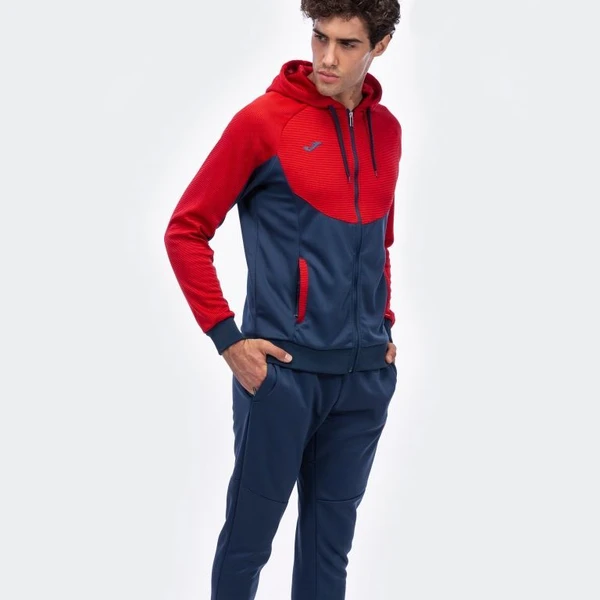 Спортивний костюм з капюшоном Joma ESSENTIAL 101019.306 темно-синьо-червоний