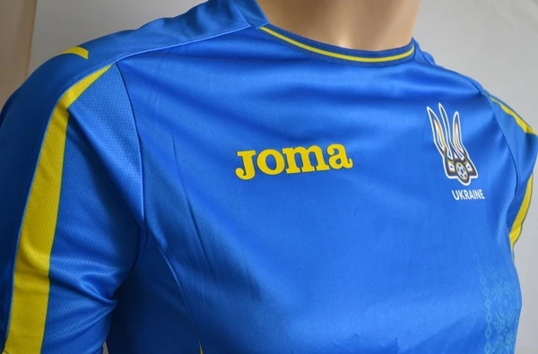 Футболка сборной Украины синяя Joma FFU101012.17 2017