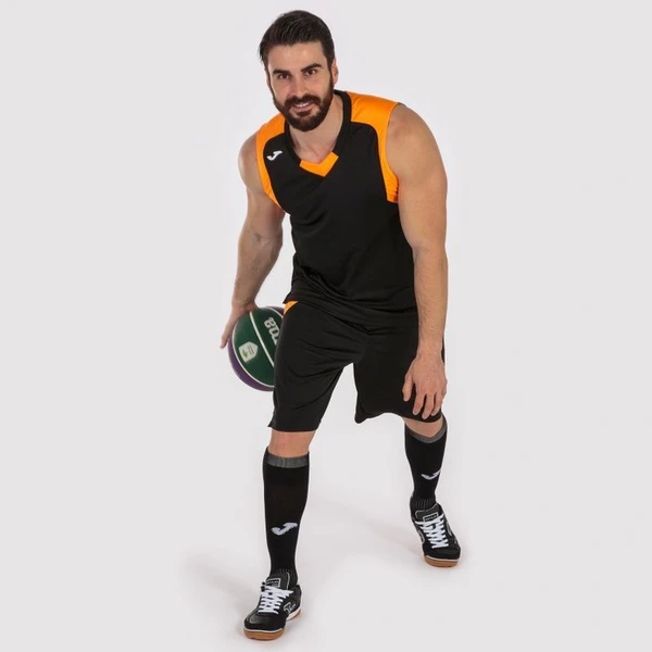 Баскетбольная форма Joma FINAL черно-оранжевая 101115.120