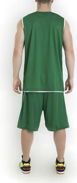 Баскетбольна форма двостороння Joma REVERSIBLE зелено-біла 1184.452