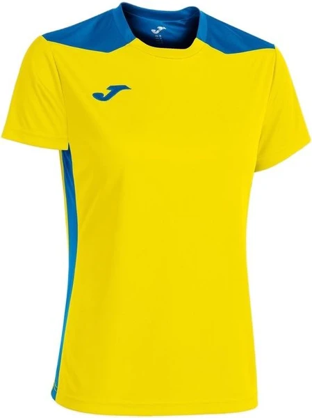 Футболка женская Joma CHAMPION VI желто-синяя 901265.907