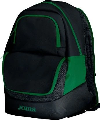 Рюкзак с отделом для мяча Joma DIAMOND II черно-зеленый 400235.104