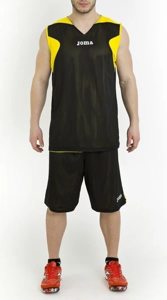 Баскетбольная форма Joma SET REVERSIBLE желто-черная 1184.901