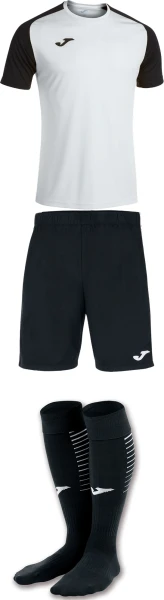 Комплект футбольной формы Joma ACADEMY IV бело-черный 101968.201_101657.102_400228.102