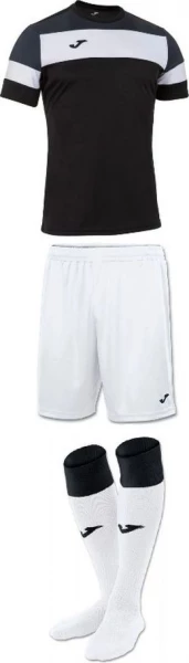 Комплект футбольної форми Joma CREW IV чорно-біло-сірий 101534.110_100053.200_400022.200