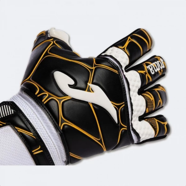 Вратарские перчатки Joma GK-PRO черно-бело-золотые 400908.109