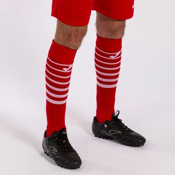 Гетри футбольні без шкарпетки Joma PREMIER II червоно-білі 400898.602