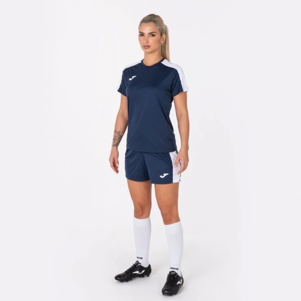 Футболка женская Joma ACADEMY III темно-сине-белая 901141.332