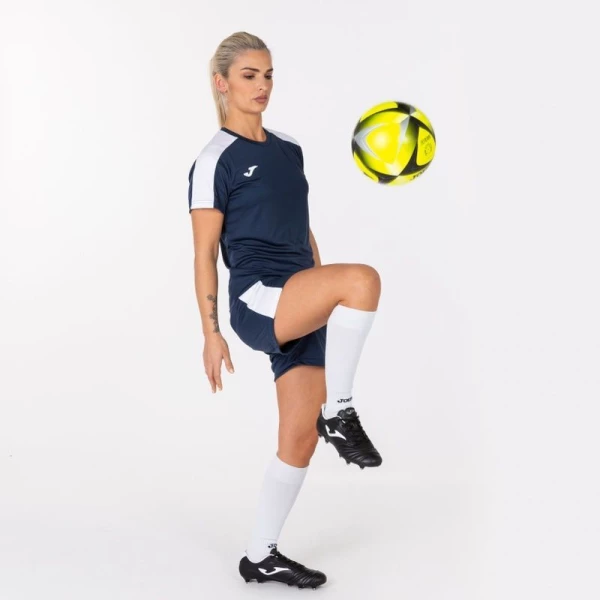 Футболка женская Joma ACADEMY III темно-сине-белая 901141.332