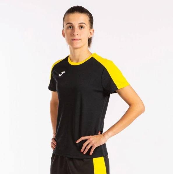 Футболка женская Joma ECO CHAMPIONSHIP черно-желтая 901690.109