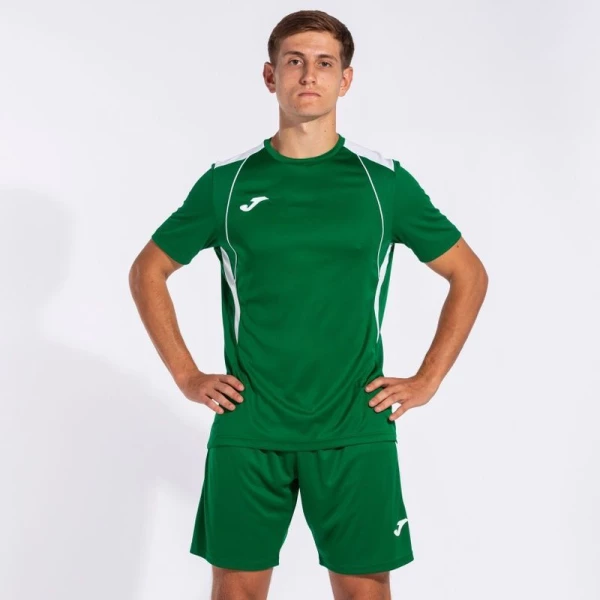 Футболка Joma CHAMPION VII зелено-белая 103081.452