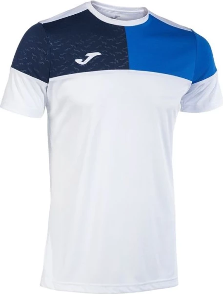 Футболка Joma CREW V бело-синяя 103084.207