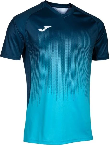 Футболка Joma TIGER IV темно-сине-бирюзовая 102764.013