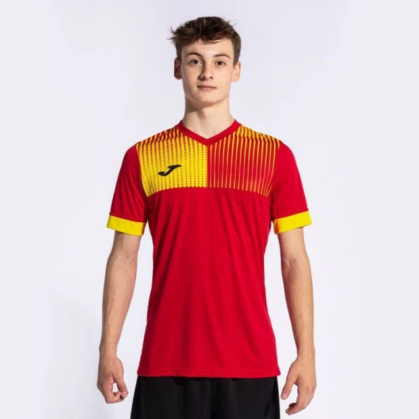 Футболка Joma ECO SUPERNOVA красно-желтая 103128.609