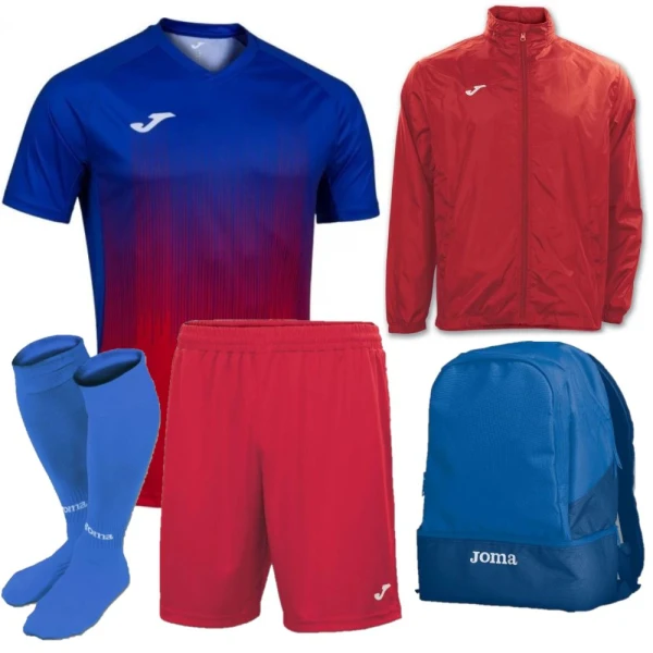Футбольный набор Joma TIGER IV красно-синий №80