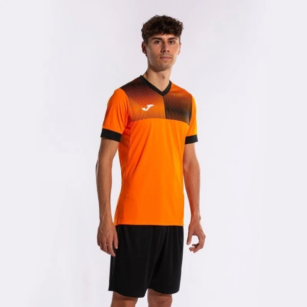 Футболка Joma ECO SUPERNOVA оранжево-чорна 103128.881