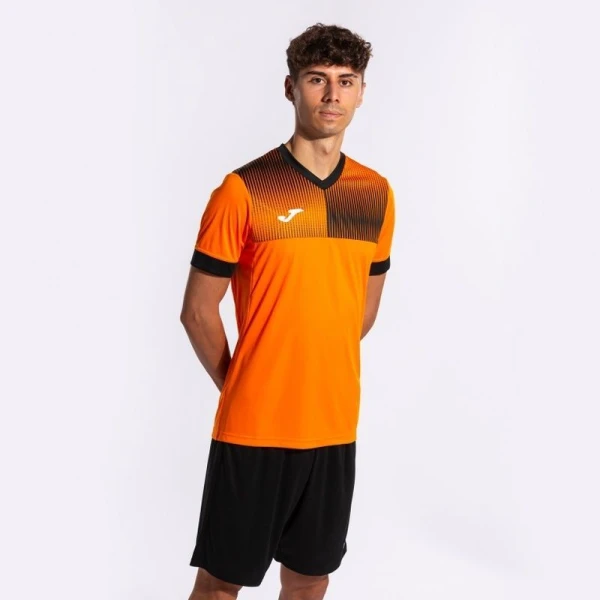 Футболка Joma ECO SUPERNOVA оранжево-чорна 103128.881