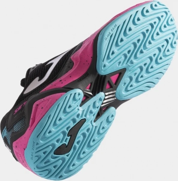 Кросівки тенісні жіночі Joma SET LADY чорно-рожево-блакитні TSELW2301AC