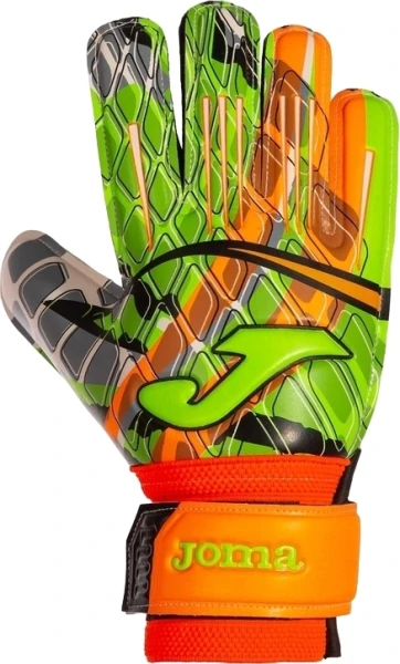 Воротарські рукавички Joma CALCIO 23 салатово-жовтогарячі 401272.054