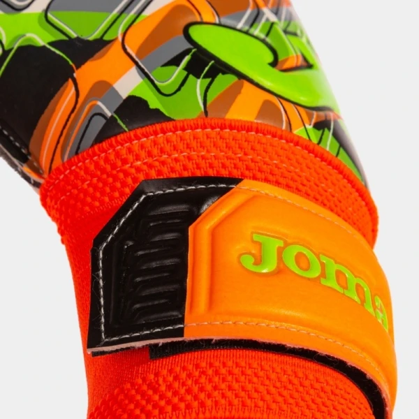 Воротарські рукавички Joma CALCIO 23 салатово-жовтогарячі 401272.054