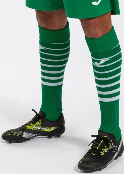 Гетры футбольные без носка Joma PREMIER II зелено-белые 400898.452