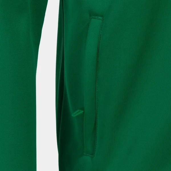 Олимпийка (мастерка) с капюшоном Joma CREW V зелено-черно-белая 103087.451