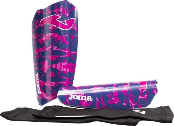 Щитки футбольные Joma SPARTAN розово-темно-синие 401489.305