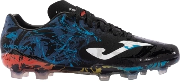 Бутсы Joma SUPER COPA черно-сине-оранжевые SUPS2441FG