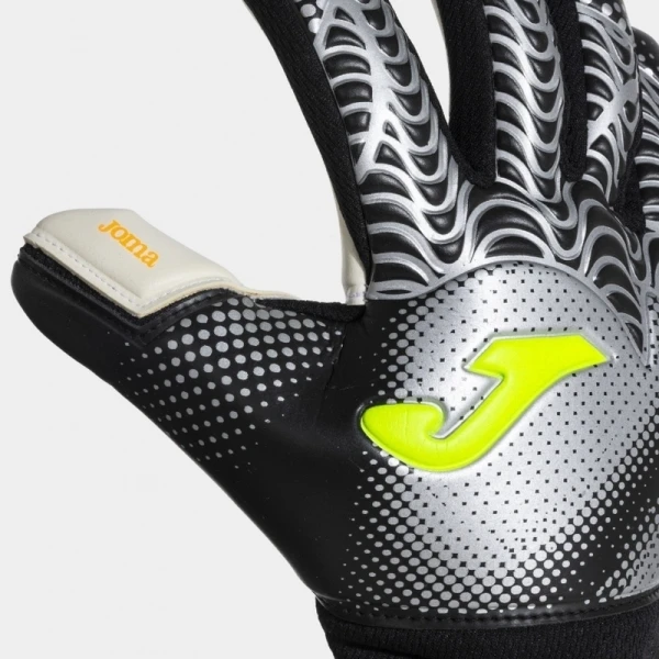 Воротарські рукавички Joma PREMIER чорно-срібно-жовті 401364.170