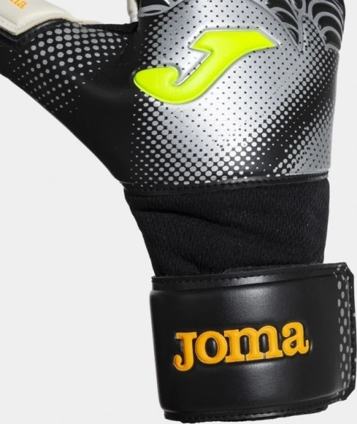 Воротарські рукавички Joma PREMIER чорно-срібно-жовті 401364.170