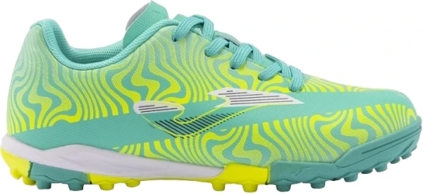 Сороконожки (шиповки) детские Joma EVOLUTION JR бирюзово-желтые EVJW2415TF