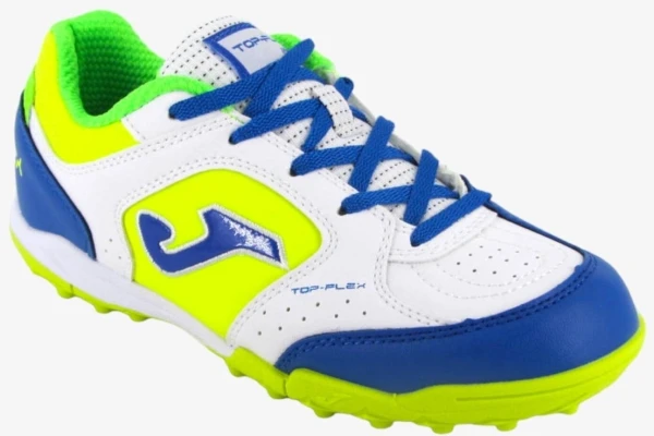 Сороконіжки (шиповки) дитячі Joma TOP FLEX JR біло-жовто-сині TPJW2402TF