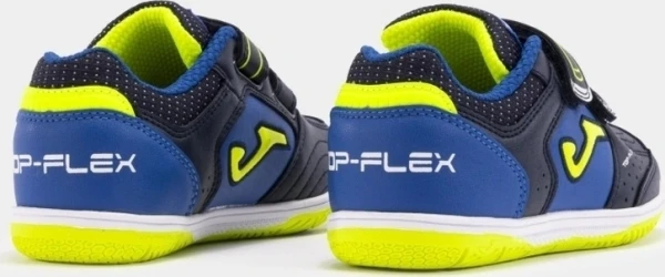 Футзалки (бампи) дитячі Joma TOP FLEX JR темно-синьо-салатові TPJW2403INV