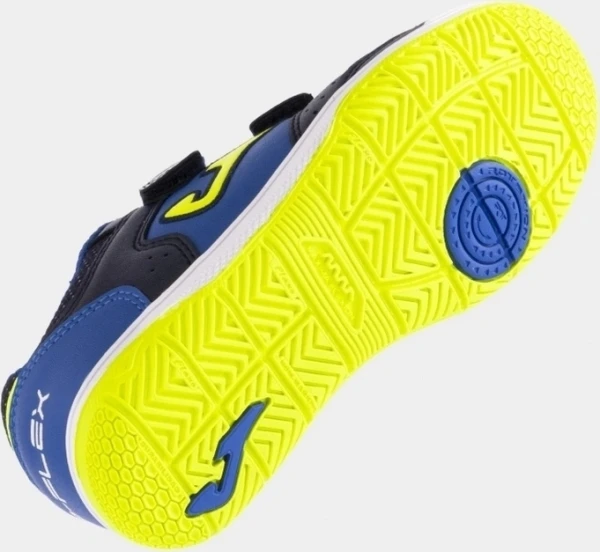 Футзалки (бампи) дитячі Joma TOP FLEX JR темно-синьо-салатові TPJW2403INV