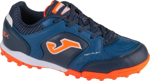 Сороконіжки (шиповки) дитячі Joma TOP FLEX JR темно-синьо-помаранчеві TPJW2433TF