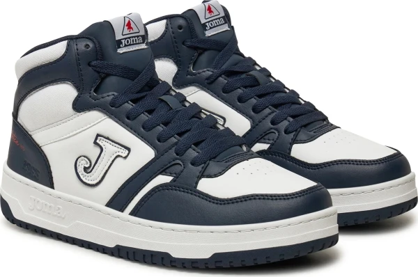 Кроссовки Joma PLATEA MID бело-темно-синие CPLAMW2403