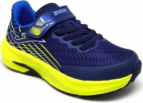 Кроссовки беговые детские Joma SUPER CROSS JR темно-сине-желтые JCROSW2403V
