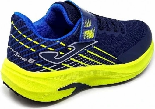 Кроссовки беговые детские Joma SUPER CROSS JR темно-сине-желтые JCROSW2403V
