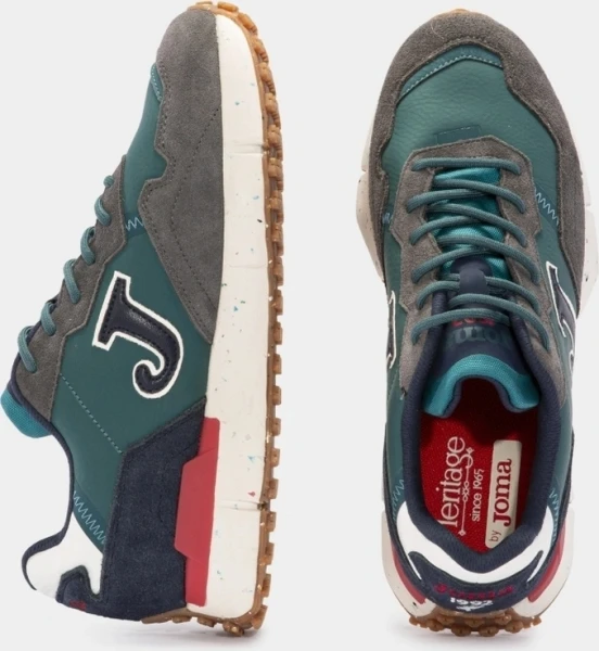 Кроссовки Joma 1992 зелено-серо-темно-синие C1992W2417