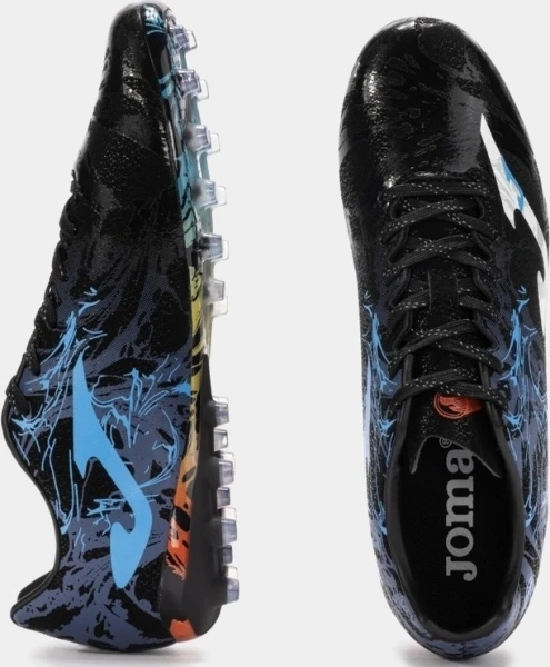 Бутси Joma SUPERCOPA чорно-синьо-жовтогарячі SUPS2441AG