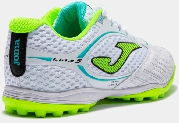 Сороконіжки (шиповки) Joma LIGA 5 біло-салатово-бірюзові LIGW2232TF