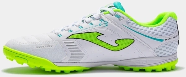 Сороконіжки (шиповки) Joma LIGA 5 біло-салатово-бірюзові LIGW2232TF
