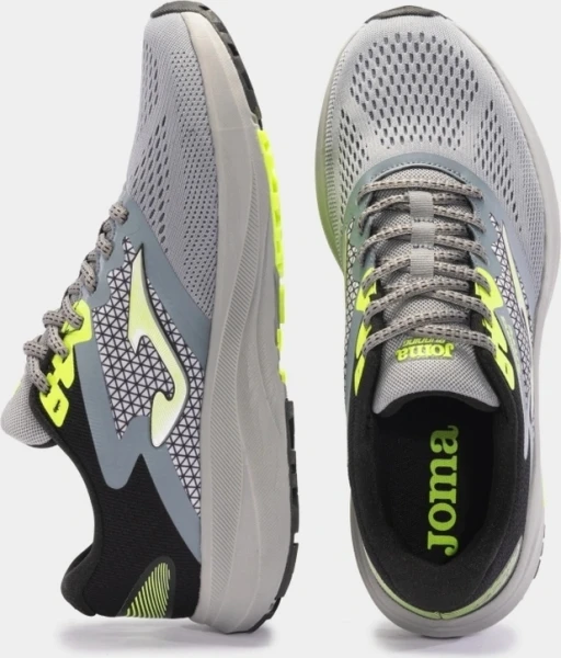 Кроссовки беговые Joma SPEED серо-черно-лимонные RSPEEW2431