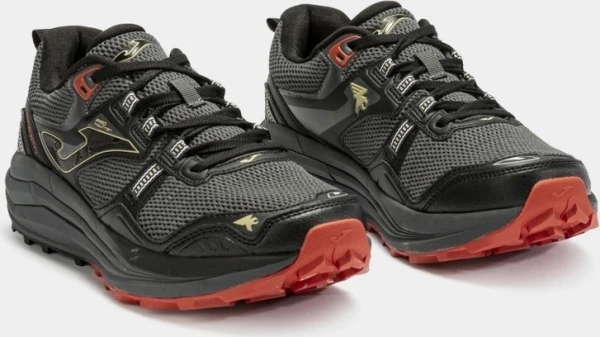 Кроссовки трекинговые Joma SHOCK темно-серо-черно-красные TKSHOW2422